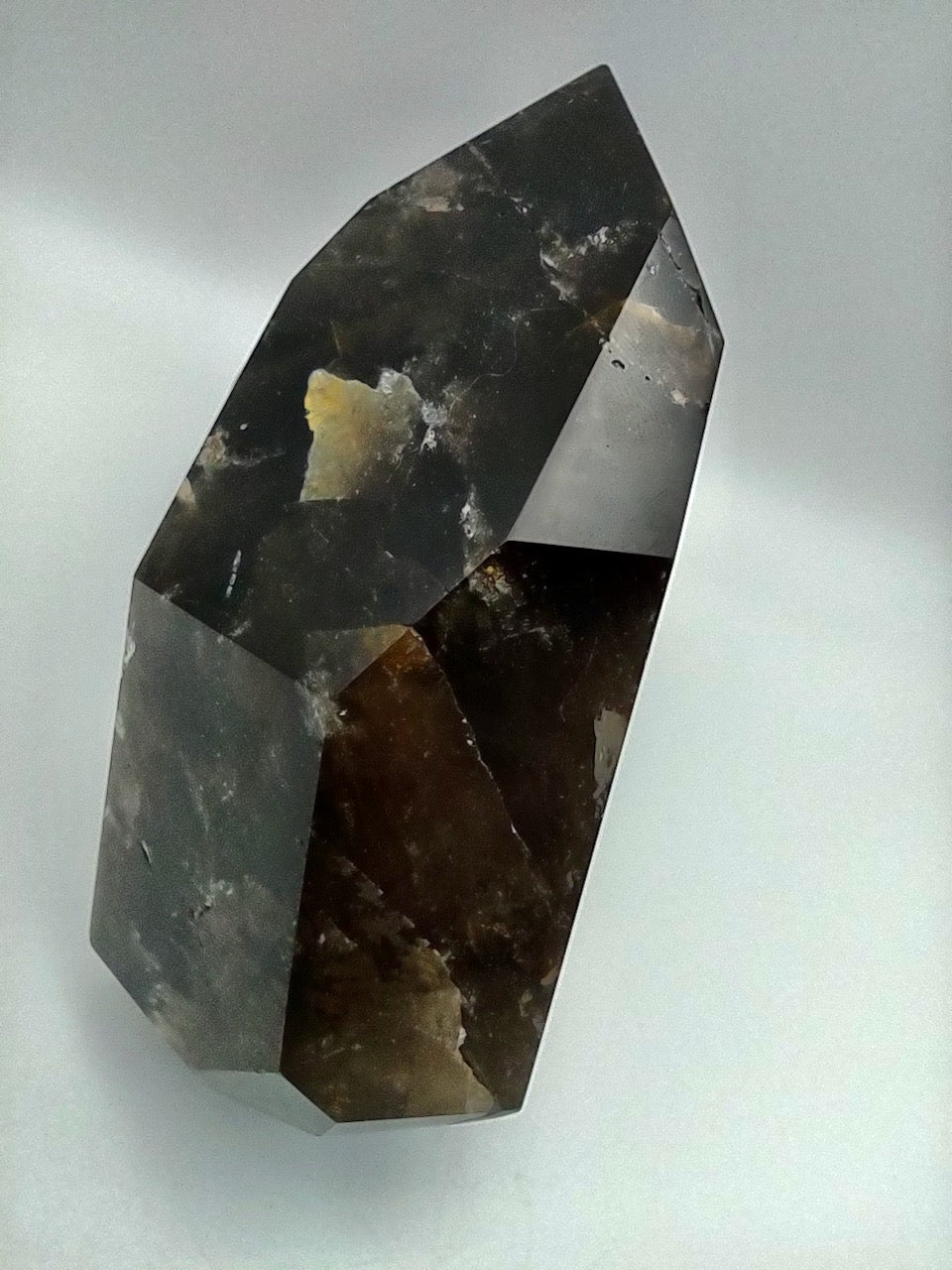 Dark Smoky Quartz Point