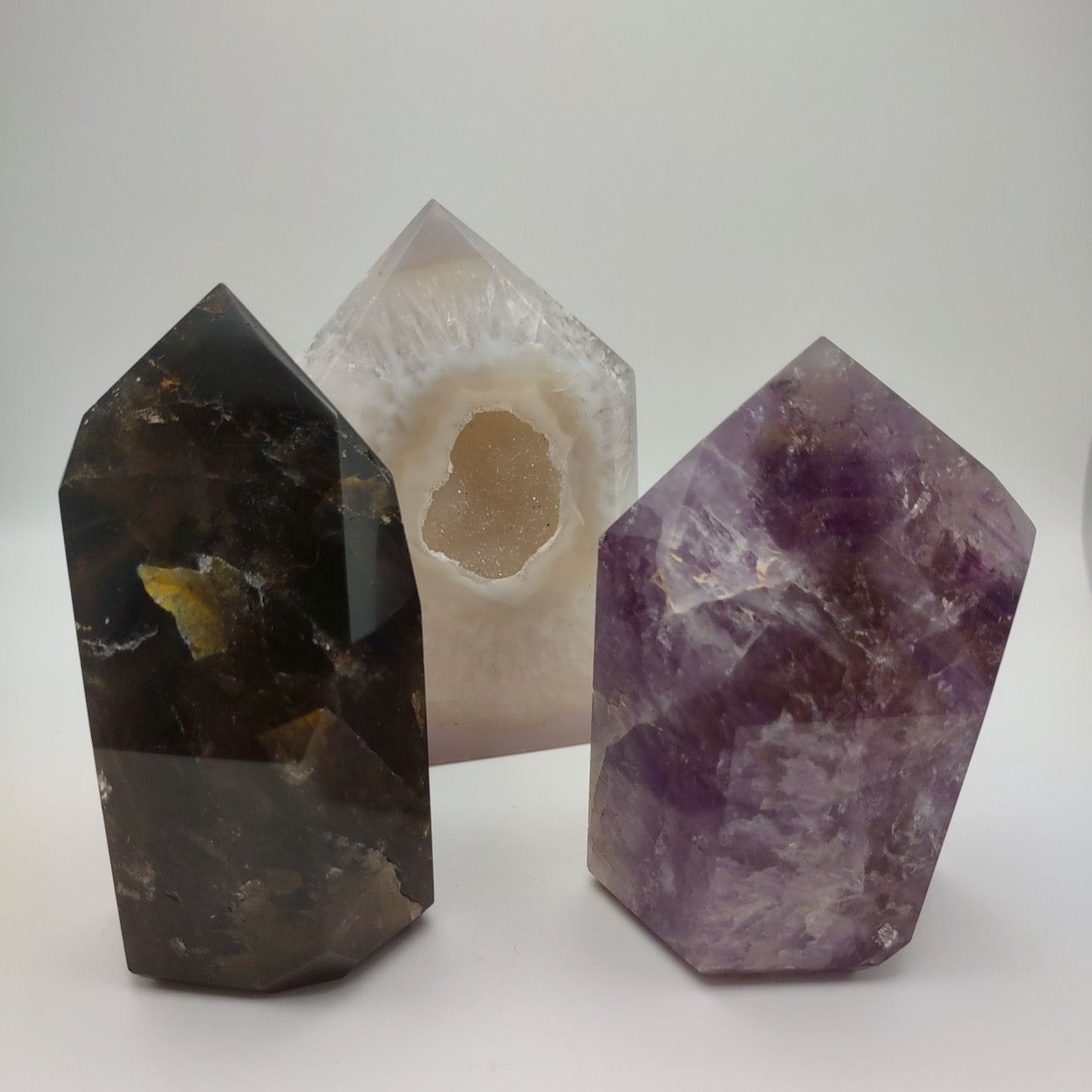 Dark Smoky Quartz Point